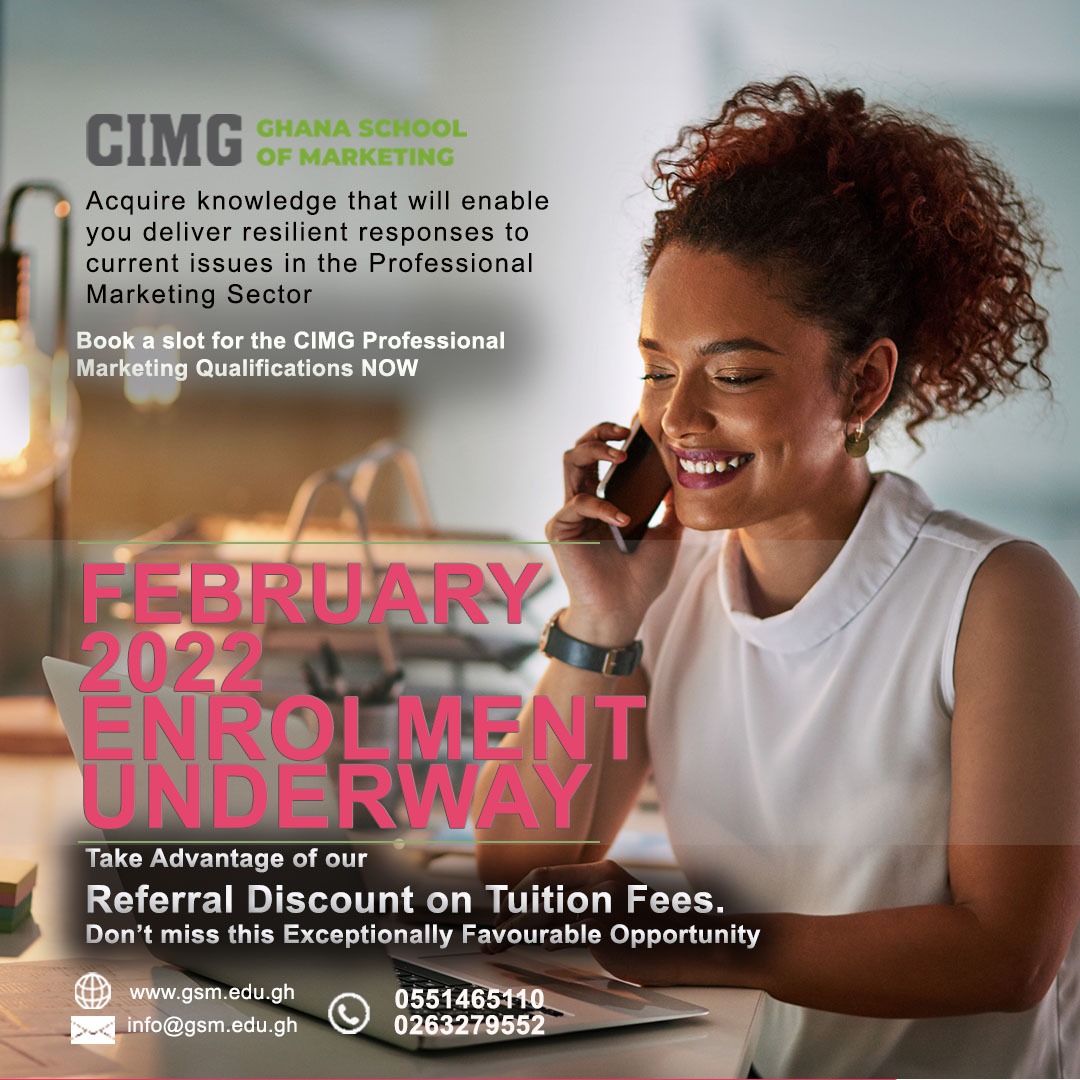 February Enrollment Ghana school of Marketing